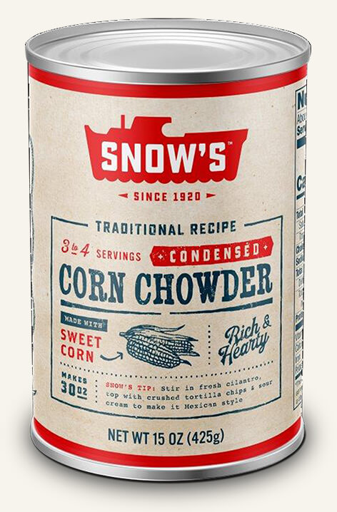 SNOW'S® CORN CHOWDER - CONDENSED